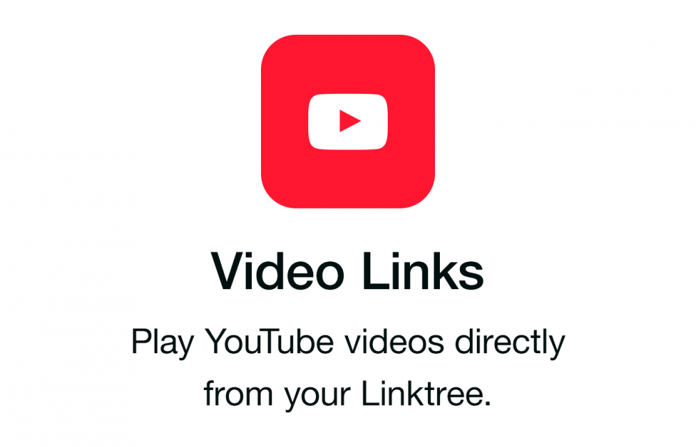 Play YouTube videos directlyfrom your Linktree. 