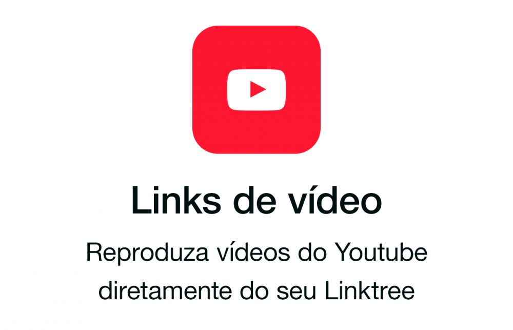 Reproduza vídeos do Youtube diretamente do seu Linktree